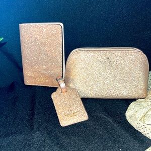 Tinsel Small Cosmetic Case + Shimmy Boxed Travel Set